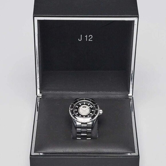 Chanel Black J12 Ceramic and Diamond 38mm Automatic Watch H1759 - Picture 6 of 6